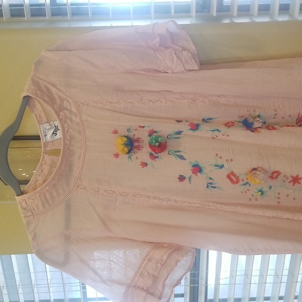 Ivy Jane Light Pink Ladies Blouse Size Small